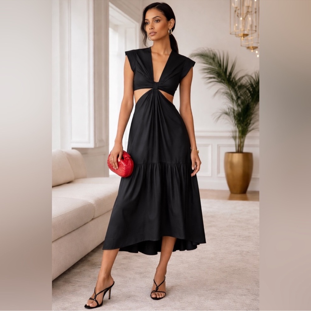 NWT Jason Wu Black Cutout Dress